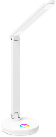 картинка Светодиодная настольная лампа с RGB подсветкой, USB-проводом и регулировкой цвета DESK DE534 от магазина BTSvet
