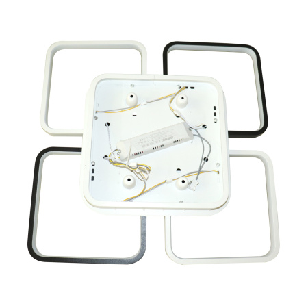 картинка Потолочная люстра светодиодная с пультом и возможностью управления смартфоном, регулировка яркости и цветовой температуры, ночной режим и таймер 81038/8C от магазина BTSvet