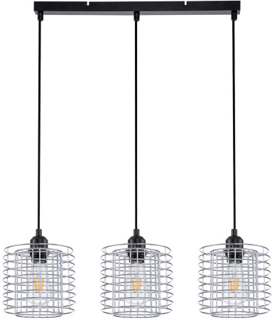 картинка Подвесной светильник Grid 10190/3S E27*40W Chrome от магазина BTSvet