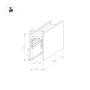 картинка Трек (шинопровод) MAG-ORIENT-TRACK-2652-2000 (BK) (Arlight, IP20 Металл, 3 года) 033632 от магазина BTSvet