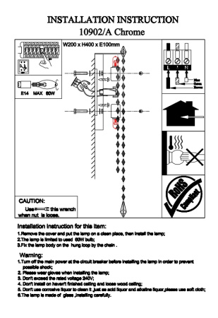 картинка Настенный светильник 10902/A от магазина BTSvet