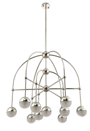 Потолочная люстра светодиодная TRUENA SP-PL6+3+1 NICKEL