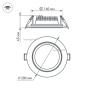 картинка Светодиодная панель встраиваемая LT-R200WH 16W Day White 120deg (Arlight, IP40 Металл, 3 года) 016575 от магазина BTSvet