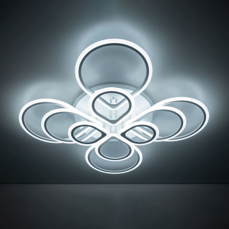 картинка Потолочная люстра светодиодная с управлением голосом и смартфоном с пультом регулировкой цветовой температуры и яркости Транай CL235A200E RGB от магазина BTSvet