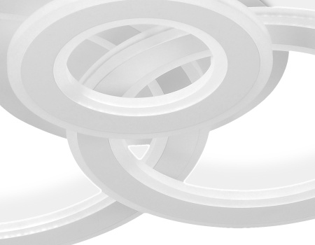 картинка Потолочная люстра светодиодная с пультом, регулировкой яркости, цветовой температуры и ночным режимом Acrylica FA861 от магазина BTSvet