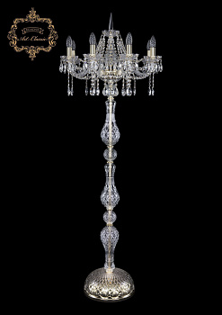 Хрустальный торшер 13.12.8.195.h-160.Gd.Sp