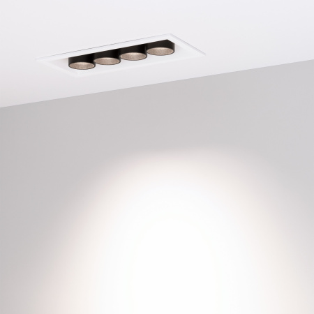 картинка Светильник встраиваемый LED MS-ORIENT-BUILT-TURN-TC-S67x150-10W Day4000 (WH-BK, 30 deg, 230V) (Arlight, IP20 Металл, 5 лет) 032229 от магазина BTSvet