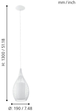 картинка Подвесной светильник Razoni 92251 от магазина BTSvet