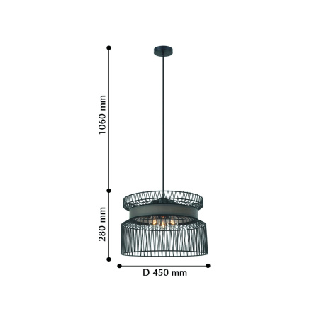 картинка Подвесной светильник Korb 2363-2P от магазина BTSvet