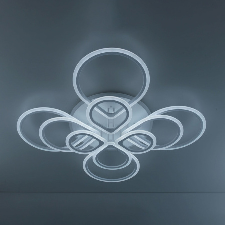 картинка Потолочная люстра светодиодная с управлением голосом и смартфоном с пультом регулировкой цветовой температуры и яркости Транай CL235A200E RGB от магазина BTSvet