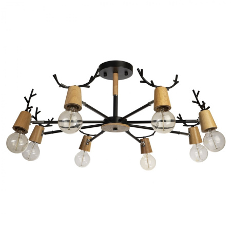 Потолочная люстра для детской Sven 10024/8 Black