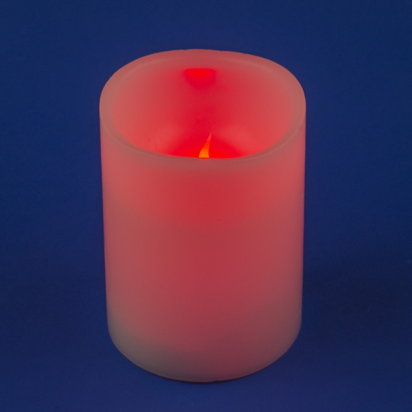 картинка Декоративная свеча светодиодная с пультом ULD-F052 RGB RC CANDLE от магазина BTSvet