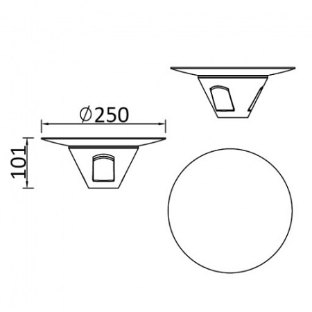 картинка Настенный светильник уличный светодиодный IP54 W1875 S от магазина BTSvet