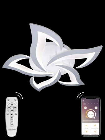 картинка Потолочная люстра светодиодная с пультом и управлением смартфоном регулировкой цветовой температуры и яркости таймер ночной режим INNOVATION STYLE 83002 от магазина BTSvet