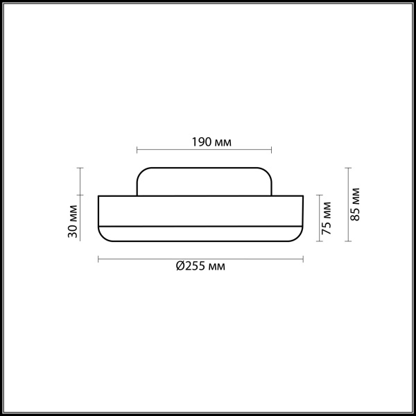 картинка Настенно-потолочный светильник влагозащищенный Yun 2177/1C от магазина BTSvet