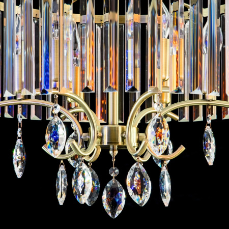 картинка Люстра подвесная хрустальная Бронза Инга CL335163 от магазина BTSvet