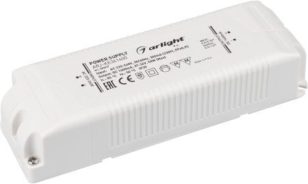 Блок питания ARJ-KE361400 (50W, 1400mA, PFC) (Arlight, IP20 Пластик, 5 лет) 020677