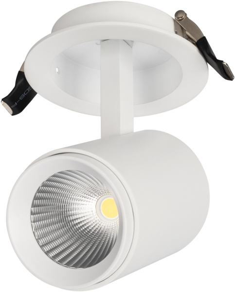 LED спот встраиваемый LGD-678WH-9W White 25deg (Arlight, IP20 Металл, 3 года) 022243