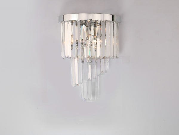 Бра хрустальное 31103/A nickel left