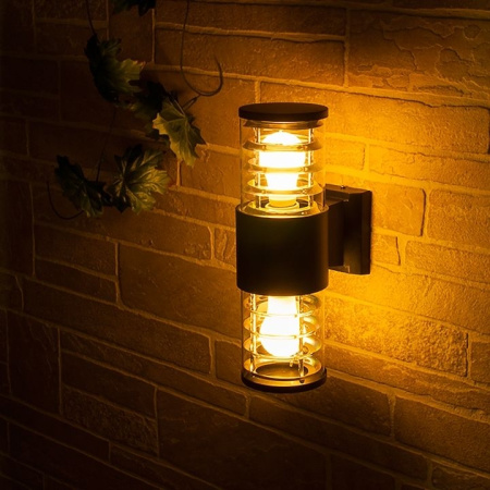 картинка Настенный светильник уличный 1407 TECHNO серый от магазина BTSvet