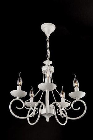 картинка Подвесная люстра 22404/5 белый с золотом от магазина BTSvet