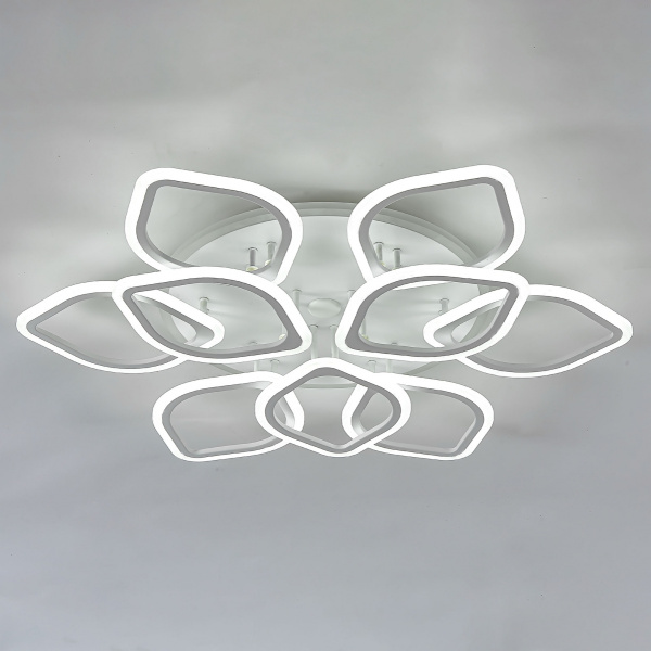 картинка Потолочная люстра светодиодная с пультом и управлением смартфоном регулировкой цветовой температуры и яркости RGB Ромби Смарт CL236A190E от магазина BTSvet