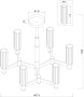 картинка Потолочная люстра Ambra FR5167PL-06BS от магазина BTSvet