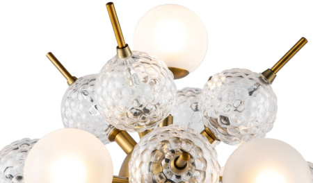 картинка Интерьерная настольная лампа светодиодная Rockfeller 100T-5 matt bronze от магазина BTSvet