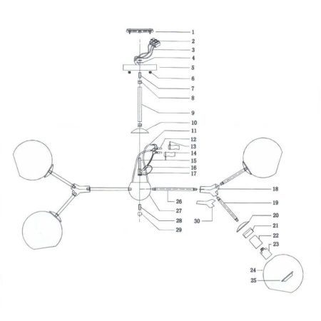 картинка Потолочная люстра Beta 785066 от магазина BTSvet