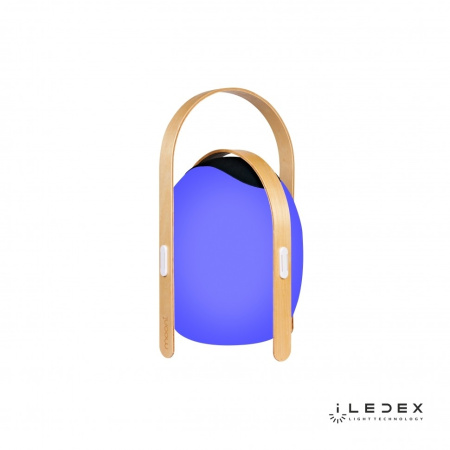 картинка Интерьерная настольная лампа светодиодная с пультом Bluetooth-динамиком и ночным режимом управление смартфоном RGB Giggle OVS1100-CH WH от магазина BTSvet