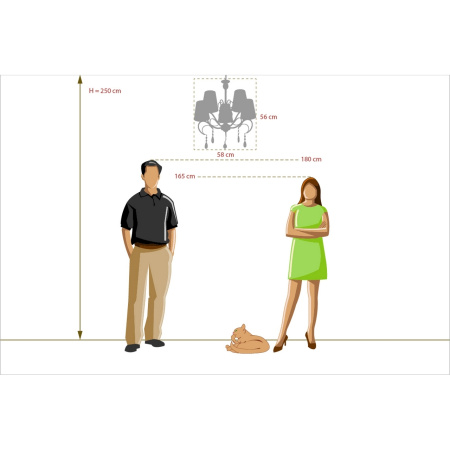 картинка Подвесная люстра Vitalina 448011005 от магазина BTSvet