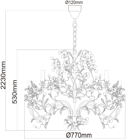 картинка Подвесная люстра Виола 298013209 от магазина BTSvet