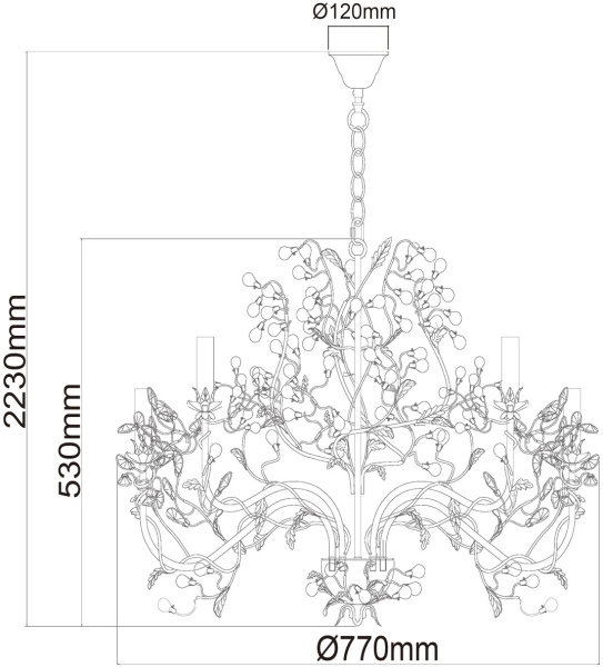 картинка Подвесная люстра Виола 298013209 от магазина BTSvet