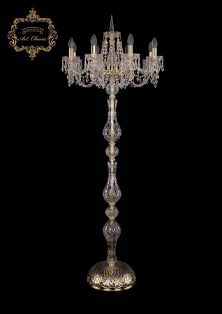 Хрустальный торшер 13.23.8.200.h-160.Gd.Dr