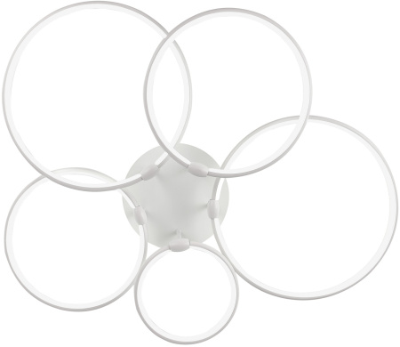 картинка Потолочная люстра светодиодная с управлением смартфоном и пультом регулировкой цветовой температурой и яркости ночным режимом и таймером HIGH-TECH LED LAMPS 82036 от магазина BTSvet