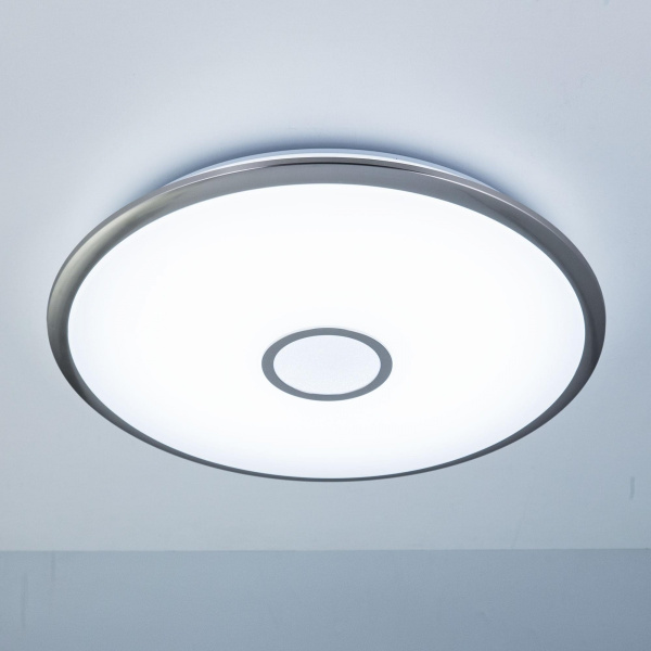 картинка Потолочный светильник светодиодный с пультом и управлением смартфоном регулировкой яркости и цветовой температуры таймером Старлайт Смарт CL703A81G RGB от магазина BTSvet