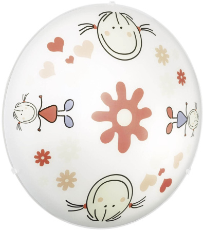 Детский настенный светильник с сердечками для девочек Junior 88973