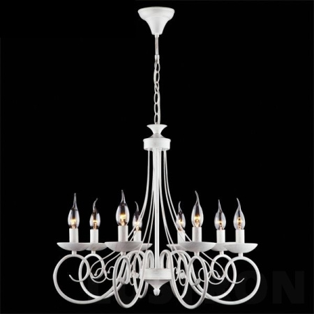 картинка Подвесная люстра 22404/8 белый с золотом от магазина BTSvet