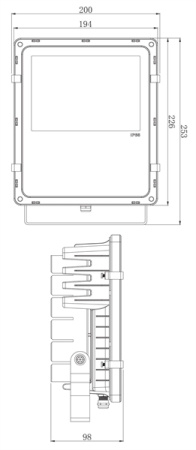 картинка Прожектор уличный Amber 730465 от магазина BTSvet