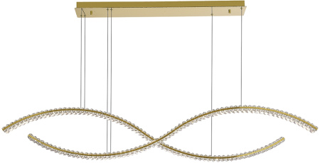картинка Подвесной светильник светодиодный 8240 8242/160 gold от магазина BTSvet