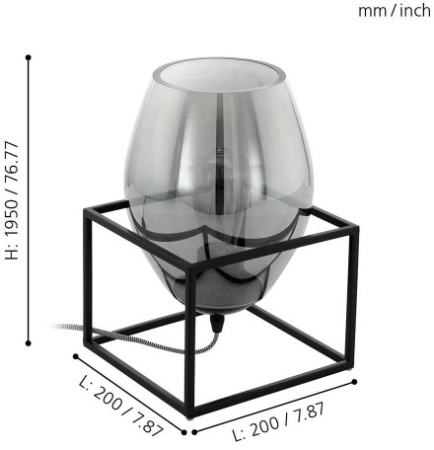 картинка Интерьерная настольная лампа Olival 1 97209 от магазина BTSvet