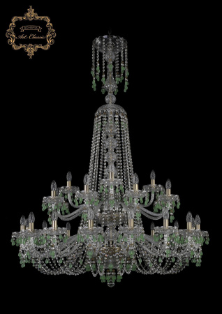 Хрустальная подвесная люстра 11.24.16+8+4.400.2d.XL-155.Br.V5001