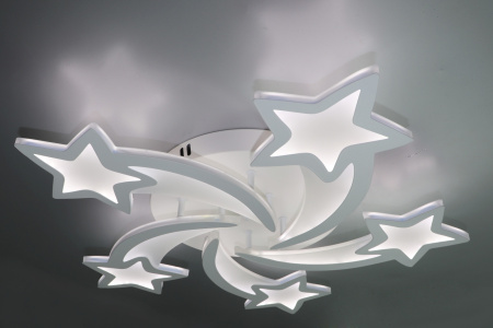 картинка Потолочная люстра светодиодная с пультом и управлением смартфоном регулировка яркости цветовой температуры ночной режим и таймер INNOVATION STYLE 83018 от магазина BTSvet