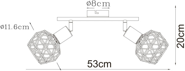 картинка Спот на штанге A6141AP-2AB от магазина BTSvet