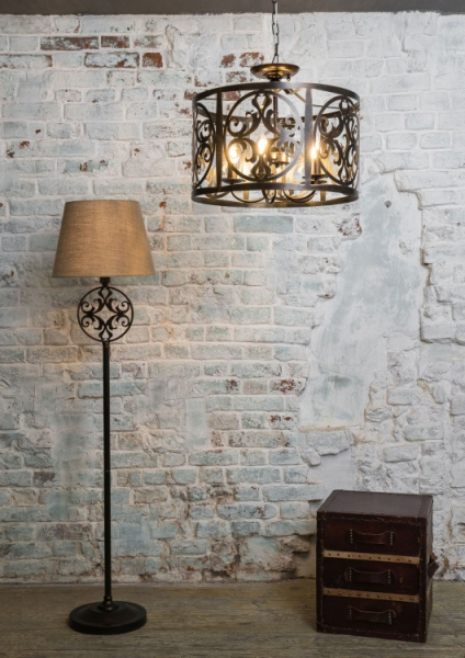 картинка Торшер с выключателем Rustika H899-00-R от магазина BTSvet