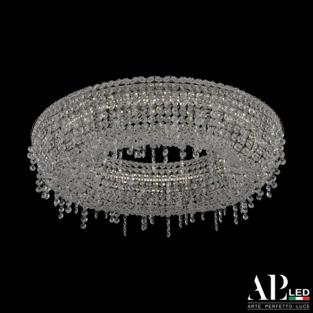 Подвесная/потолочная люстра хрустальная светодиодная Rimini S502.0.60.B.4000