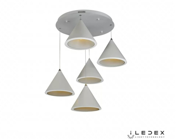 картинка Подвесной светильник светодиодный Moon WL8858-5 WH от магазина BTSvet