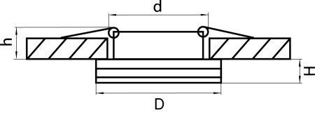 картинка Встраиваемый светодиодный светильник GRADO l 070254 от магазина BTSvet