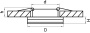 картинка Встраиваемый светодиодный светильник GRADO l 070254 от магазина BTSvet