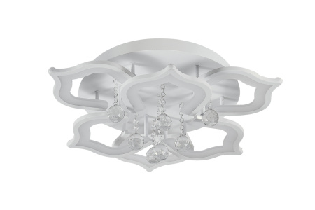 картинка Потолочная люстра светодиодная с пультом и управлением смартфоном регулировкой цветовой температуры и яркости ночным режимом и таймером HIGH-TECH LED LAMPS 82028 от магазина BTSvet